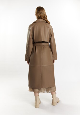 DreiMaster Vintage Between-Seasons Coat in Brown