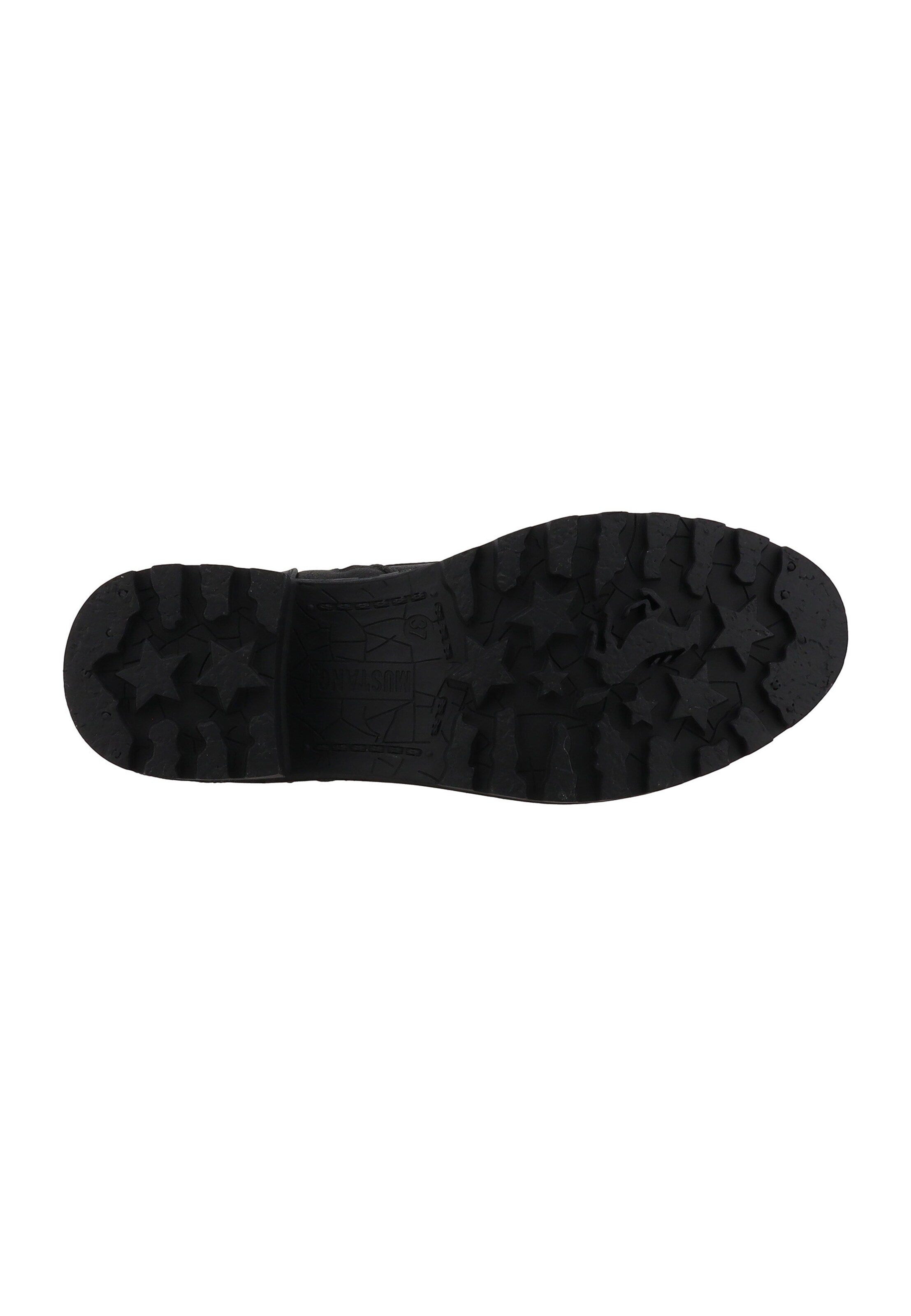 MUSTANG Lace-Up Ankle Boots in Black