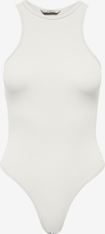 ONLY - Body camiseta 'Gwen' en blanco: frente