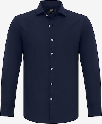 AntiochRegular Fit Košulja - plava boja: prednji dio