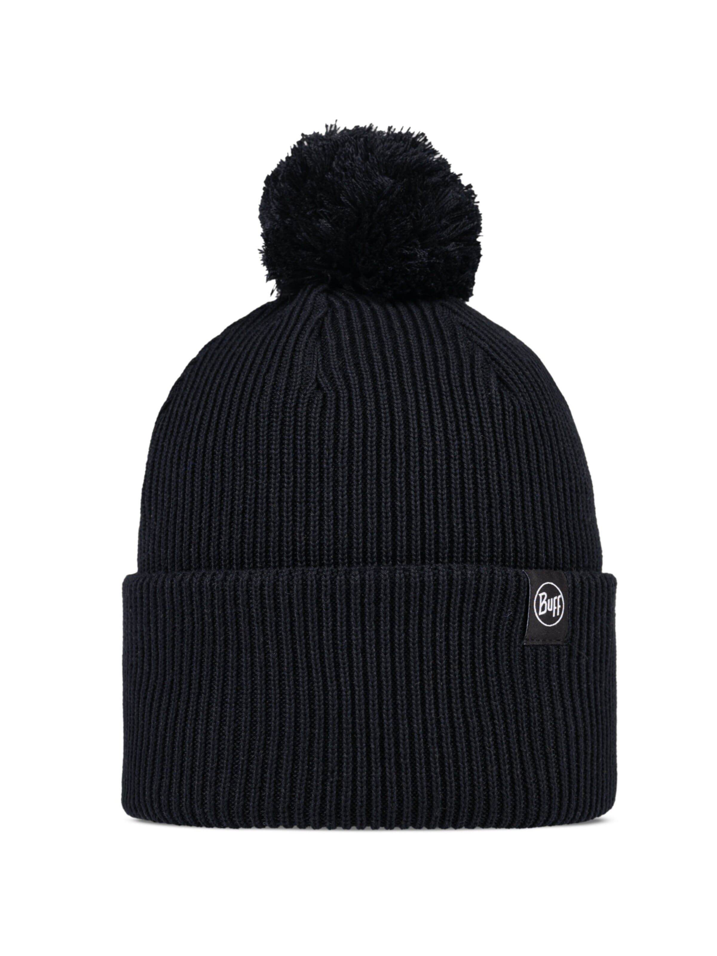 BUFF Beanie 'Buff Knitted Renvi Beanie' in Black: front