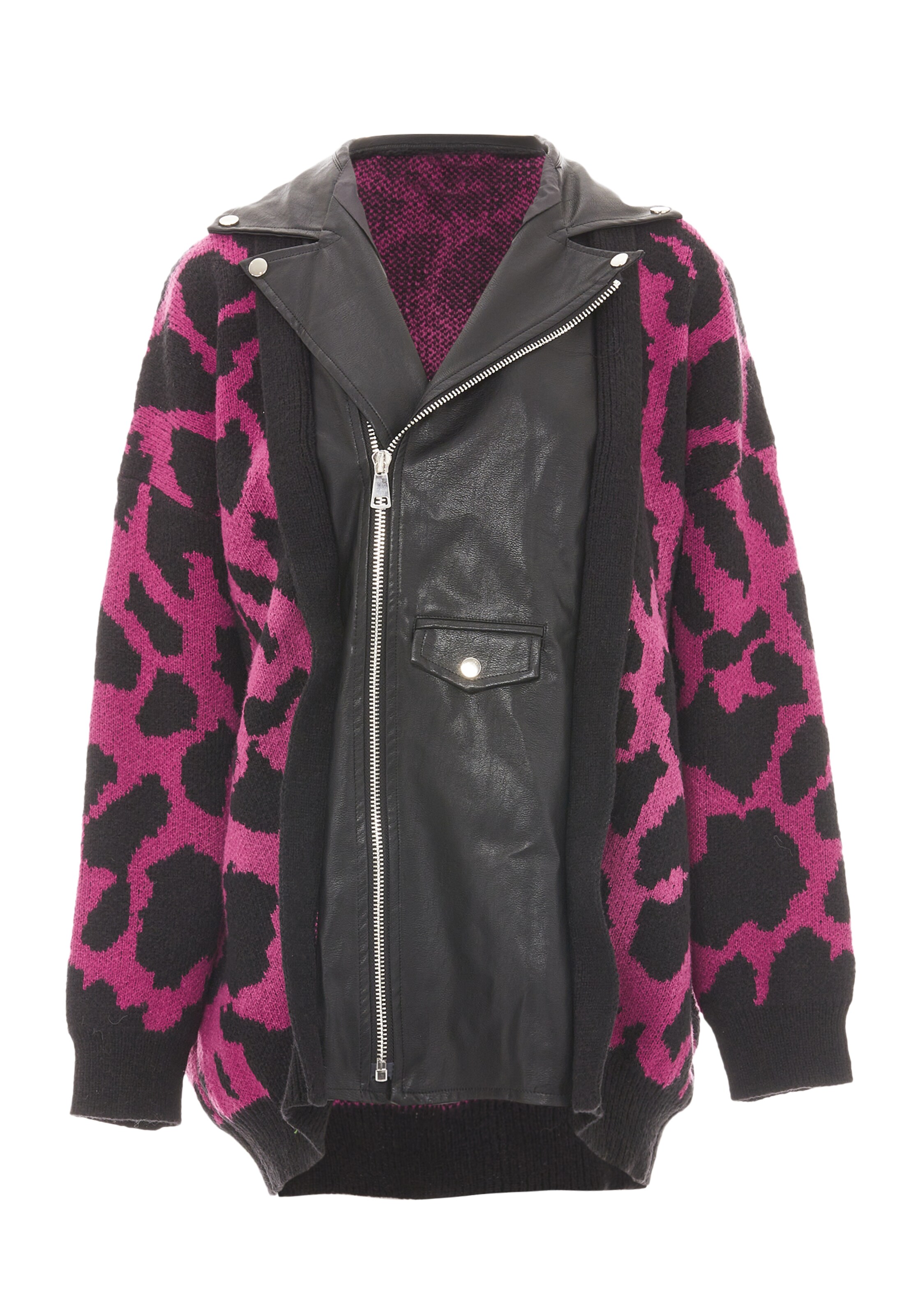 Cardigan NAEMI en rose : devant