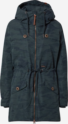 Alife and Kickin Tussenparka 'CharlotteAK' in Groen: voorkant