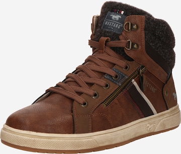 ruda MUSTANG Auliniai batai su raišteliais: priekis