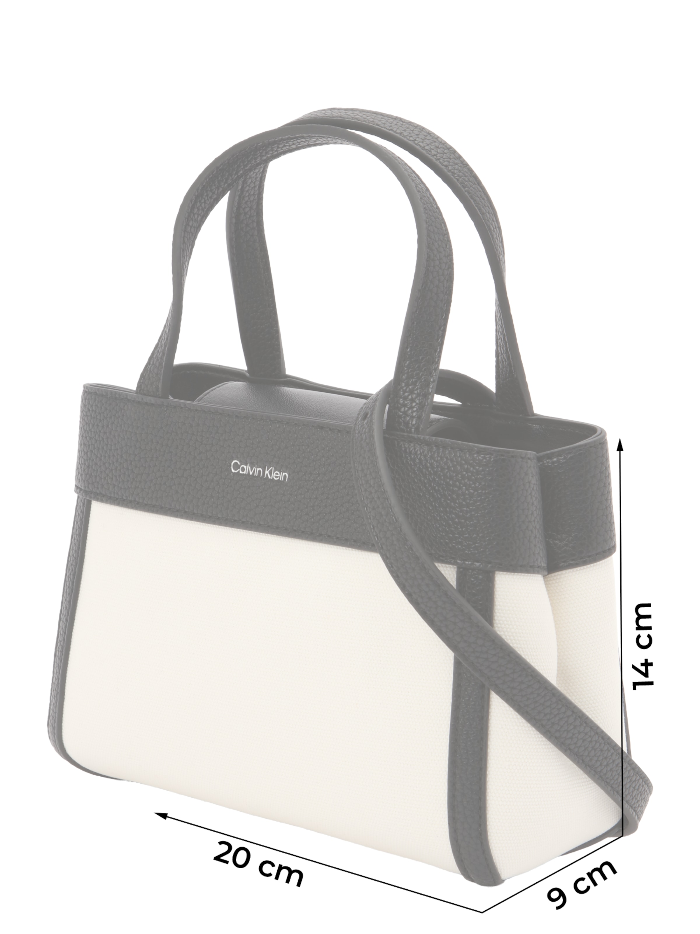 Borsa a mano di Calvin Klein in bianco