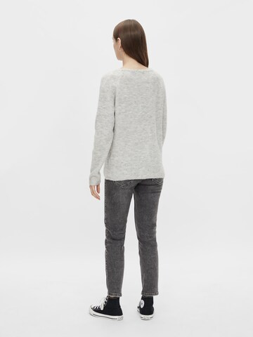 PIECES Pullover 'Ellen' in Grau