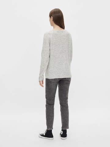 PIECES Sweater 'Ellen' in Grey