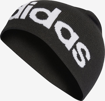 juoda ADIDAS SPORTSWEAR Sportinė kepurė: priekis