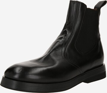 A.S.98 Chelsea boots 'LUPO' i svart: framsida