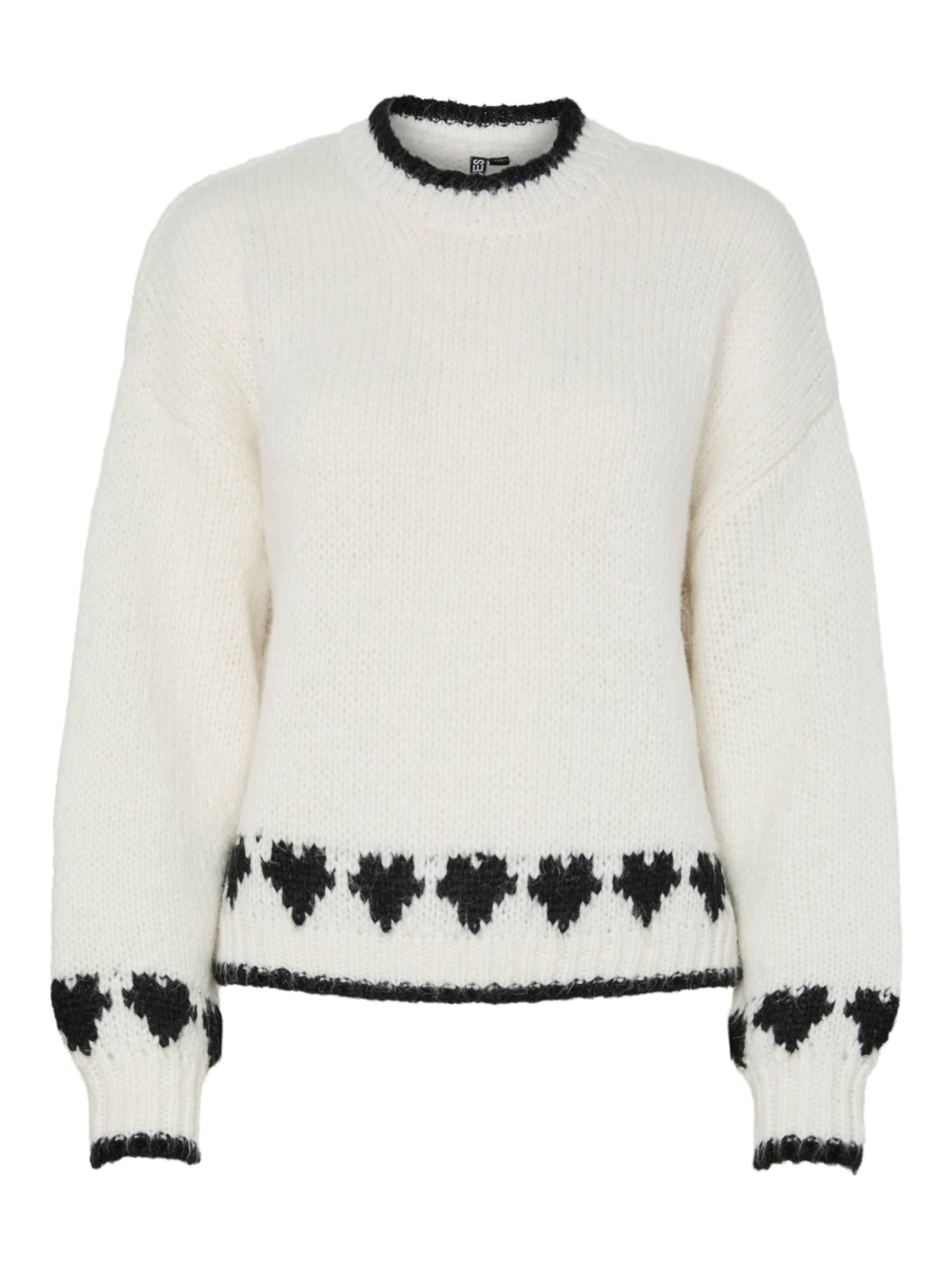 PIECES Sweater in White: front