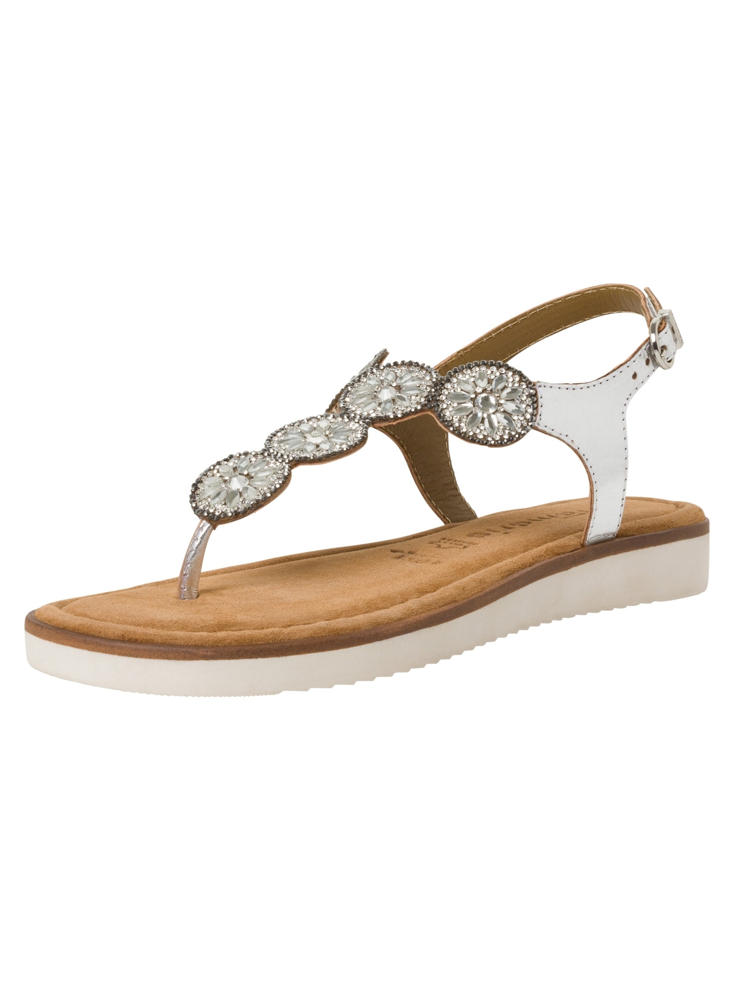 Séparateur d'orteils Tamaris en argent : devant