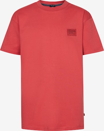 T-Shirt 'Narrows' Petrol Industries en rouge : devant