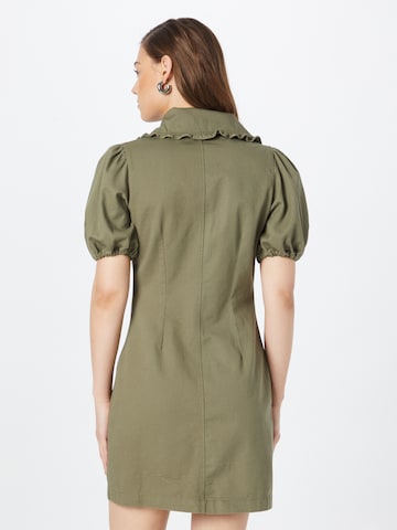 Rochie tip bluză de la Oasis pe verde