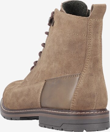 Rieker Lace-Up Boots in Brown