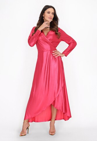 faina Evening dress in Pink