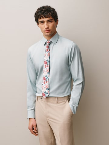 Next Slim fit Overhemd in Groen: voorkant