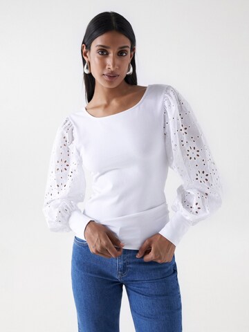 Salsa Jeans Shirt in White: front