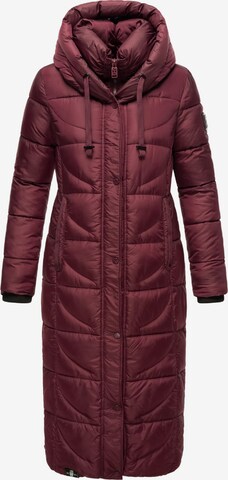 Manteau d’hiver 'Waffelchen' NAVAHOO en rouge : devant