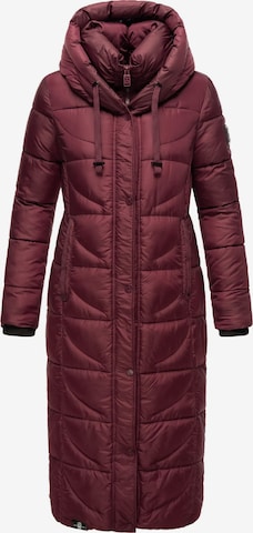 NAVAHOO Χειμερινό παλτό 'Waffelchen' σε κόκκινο: μπροστά