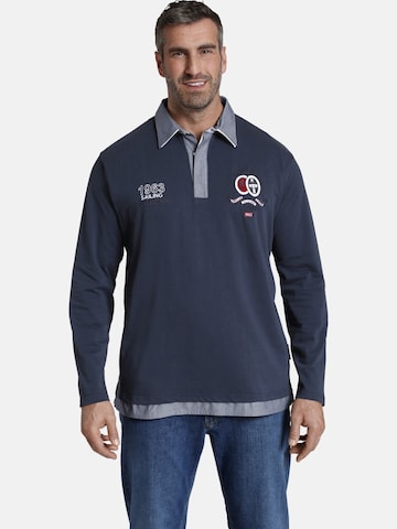 Jan Vanderstorm Sweatshirt 'Fenno' in Blauw: voorkant