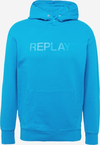 REPLAY Sweatshirt in Blue: front