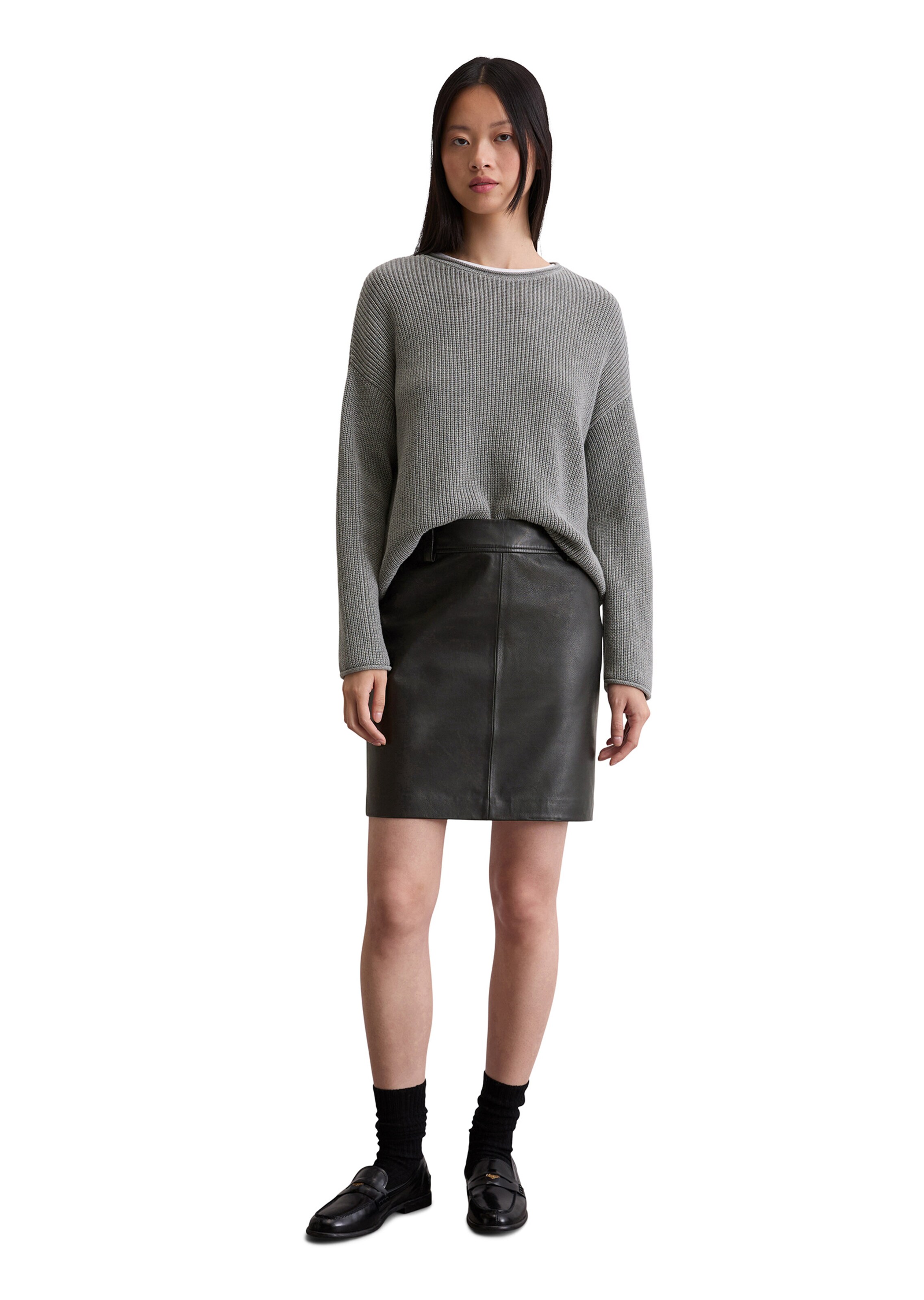 Jupe Marc O'Polo en noir : devant