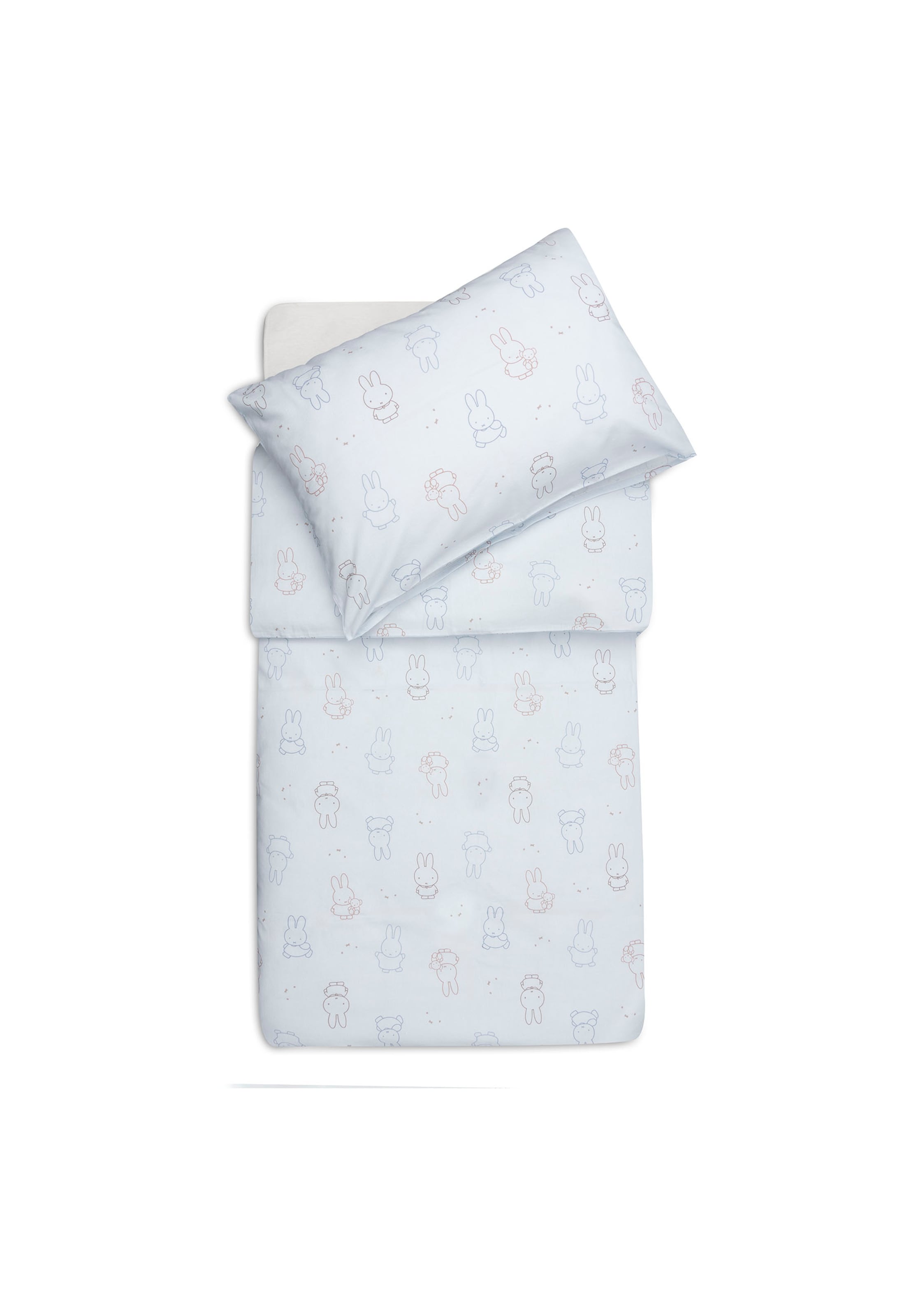 Jollein Bettwäsche  Miffy in Blau: Vorderseite