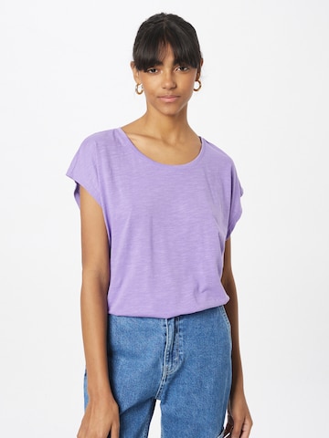 T-shirt 'MATHILDE' Noisy may en violet : devant