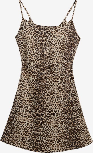 Superdry Sommerkleid in beige / schoko / hellbraun, Produktansicht