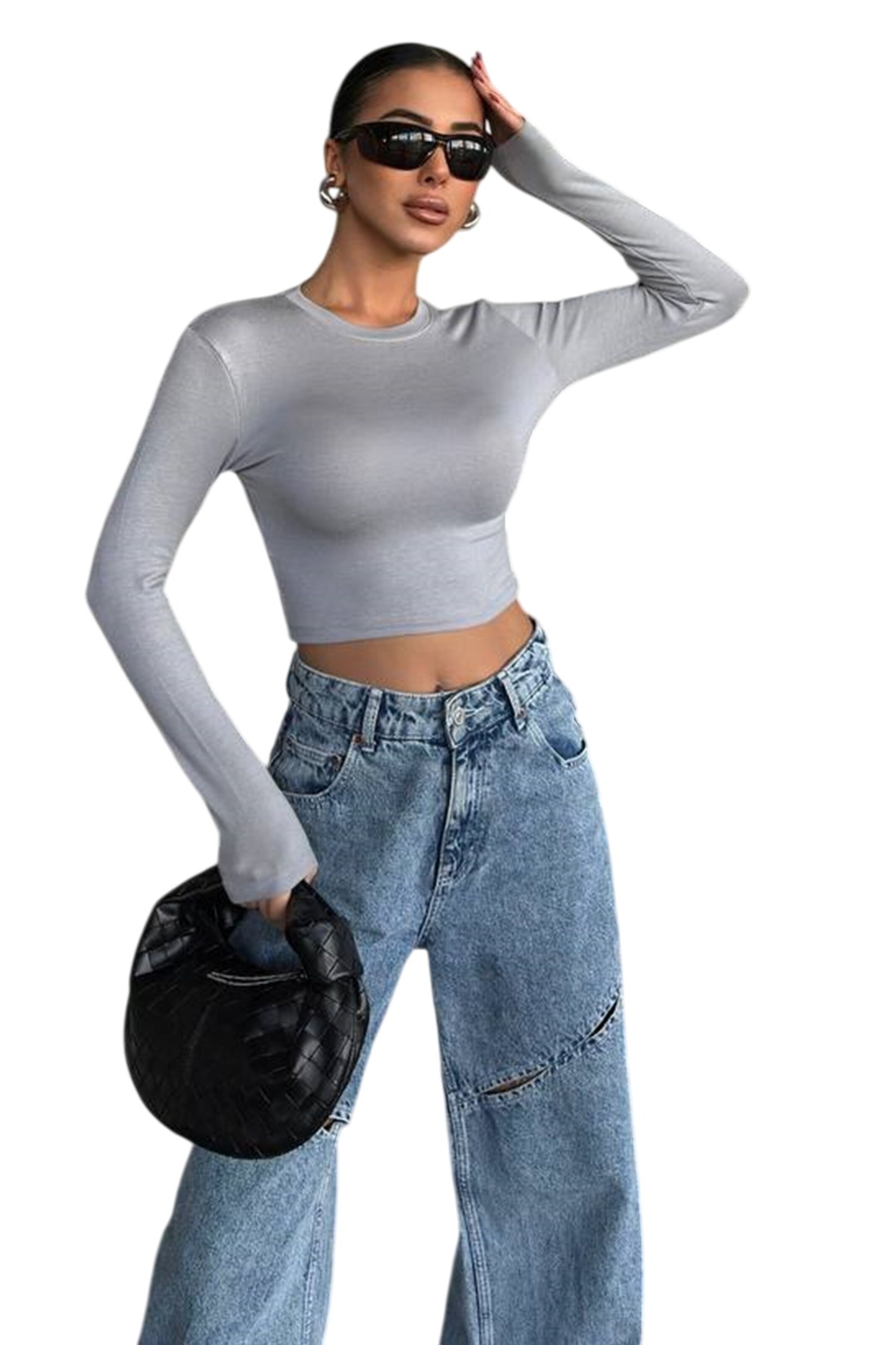 WOMAN VISION Shirt in Grijs