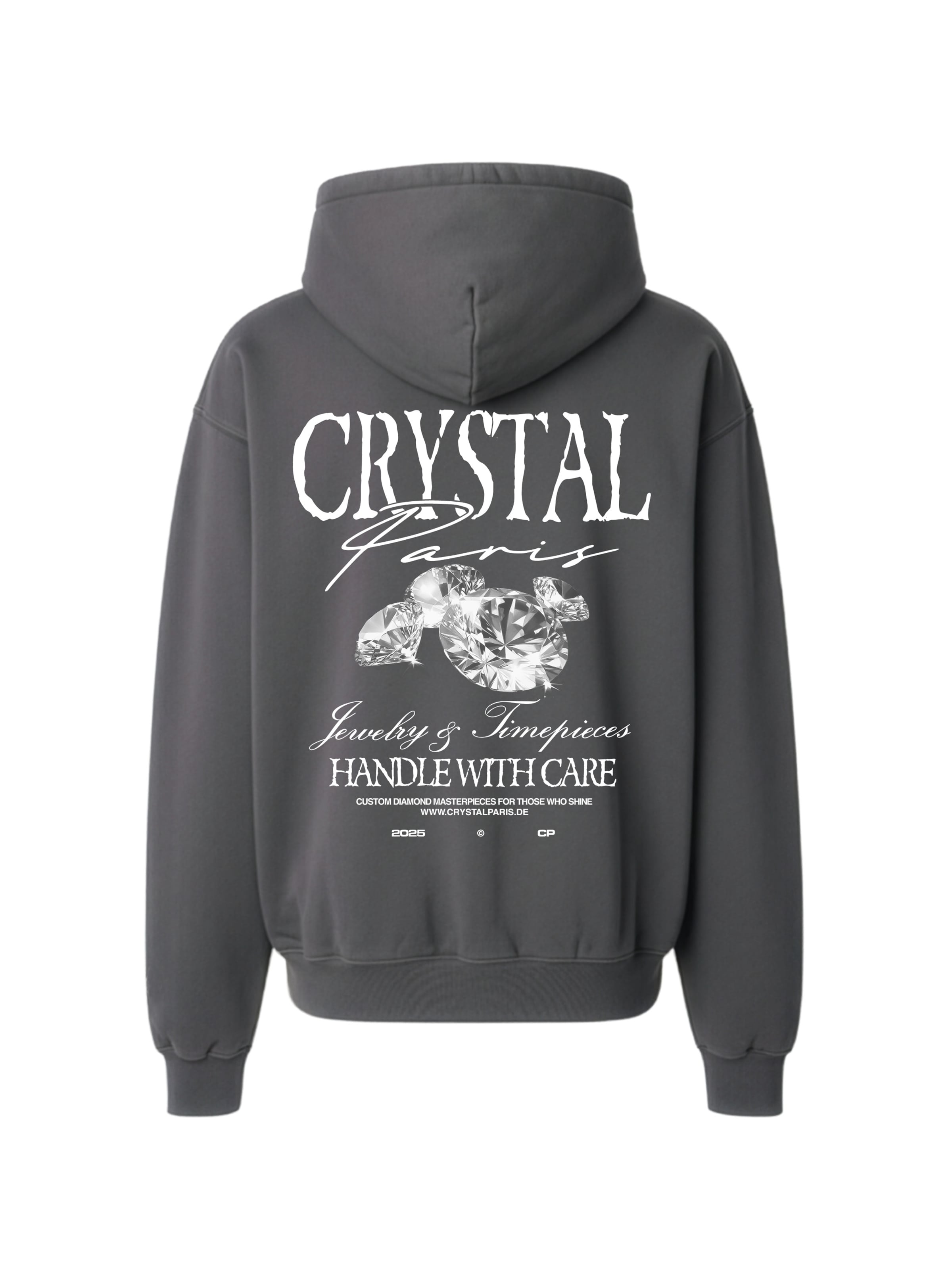 Crystal Paris Sweatshirt 'Dias' in Grey
