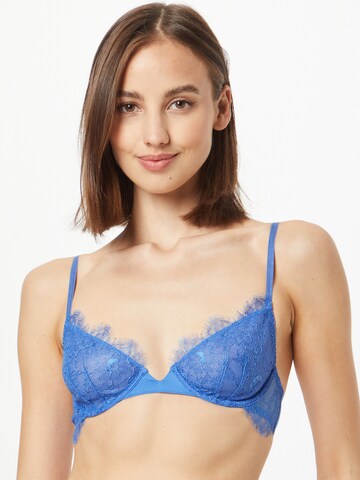 Invisible Soutien-gorge 'ALLURE' Free People en bleu : devant