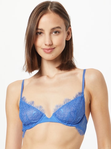 Free People T-shirt Bra 'ALLURE' in Blue: front