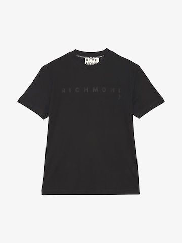 John Richmond Shirt 'PATUM' in Schwarz: Vorderseite