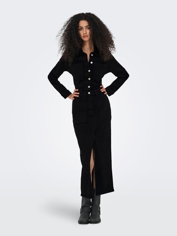ONLY Shirt dress 'ONLPhilly' in Black: front