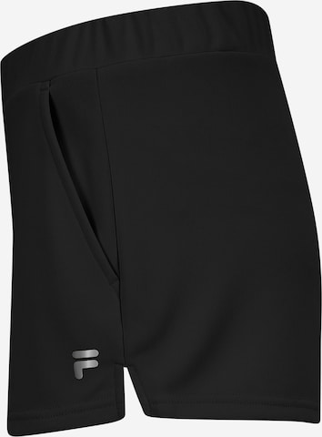 juoda FILA Standartinis Sportinės kelnės 'TALANT'