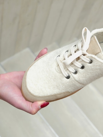 Gottstein Sneakers 'Sneaker Barefoot Wool Sneaker' in White