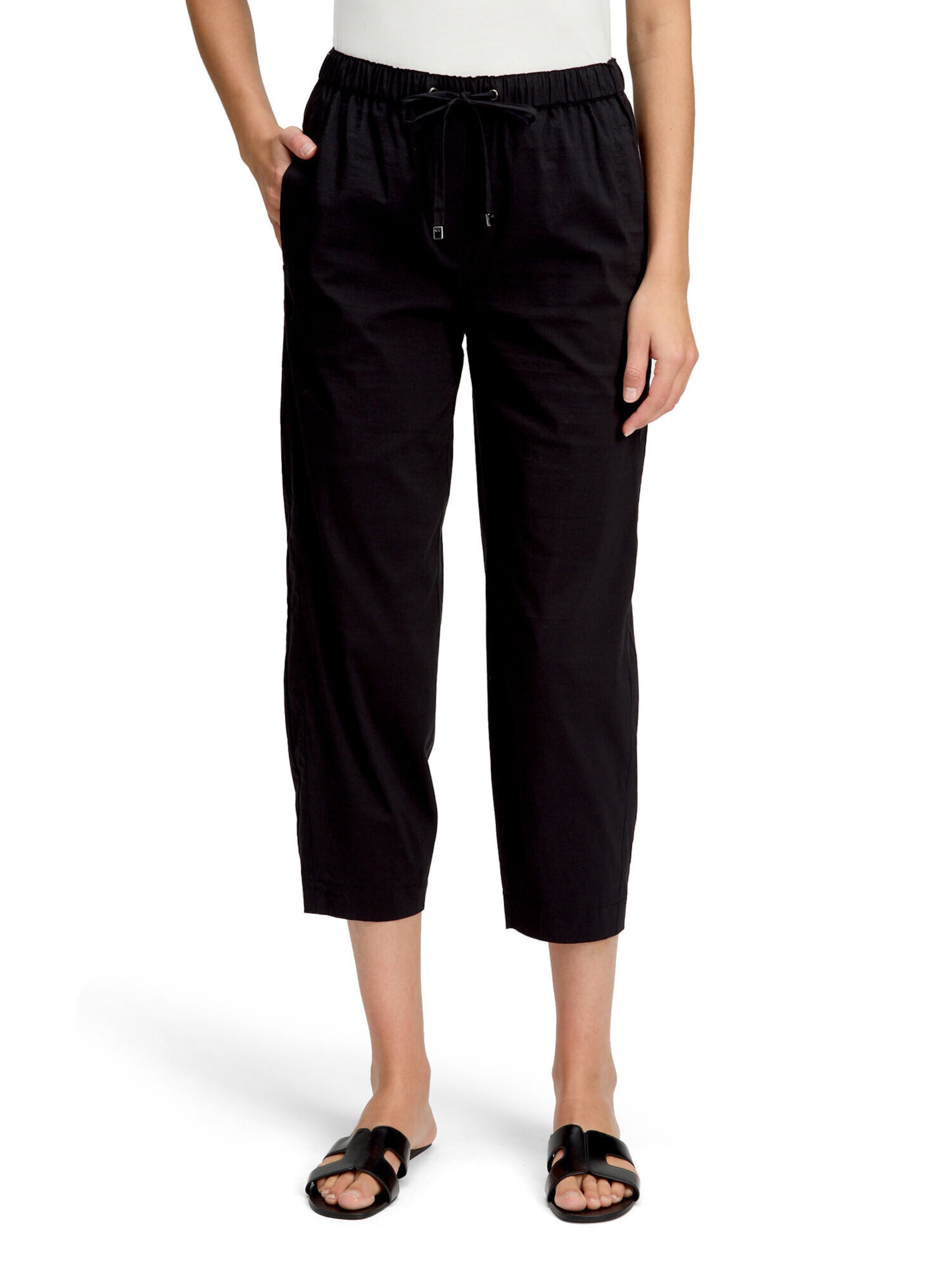 Loosefit Pantaloni di Betty & Co in nero