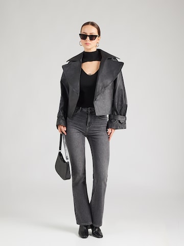 melns Tally Weijl Plati gali Džinsi