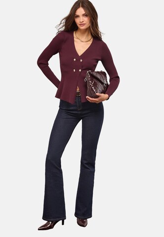 raudona Lipsy Kardiganas: priekis