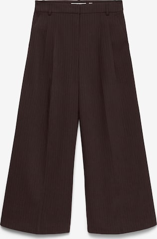Wide leg Pantaloni con piega frontale 'VMSKYLAR' di VERO MODA in marrone: frontale