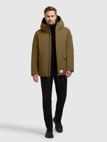 Veste d’hiver 'Oreg' khujo en vert