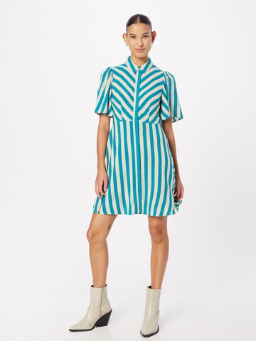 Y.A.S Shirt Dress 'Savanna' in Blue: front