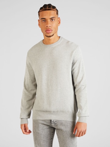 ABOUT YOU Sweater 'Gino' in Grey: front