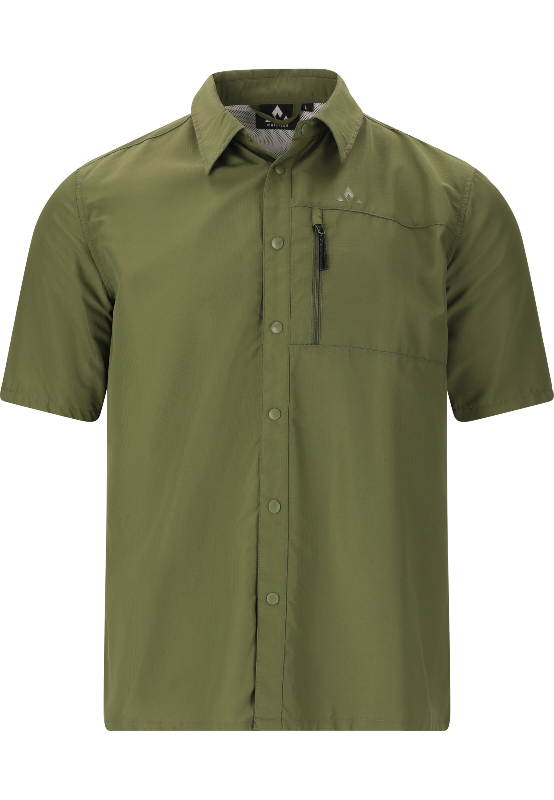 Whistler Regular fit Functioneel overhemd 'Elm' in Groen: voorkant