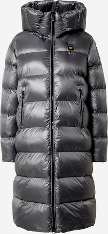 Blauer.USA Ανοιξιάτικο και φθινοπωρινό παλτό 'Sorona' σε γκρι: μπροστά