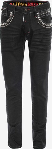 CIPO & BAXX Regular Jeans in Schwarz: predná strana