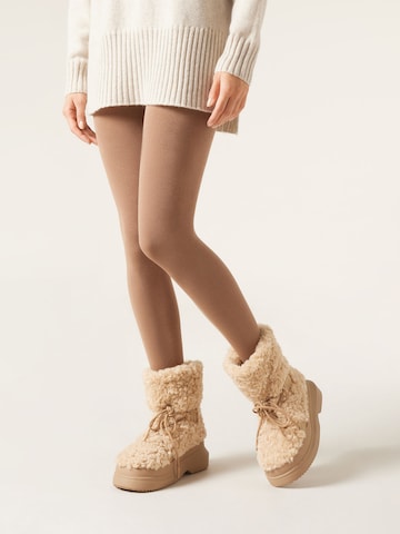 CALZEDONIA Tights 'THERMO' in Beige: front