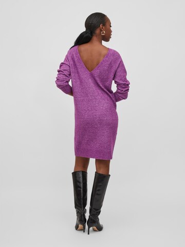 VILA Knitted dress 'Ella' in Purple