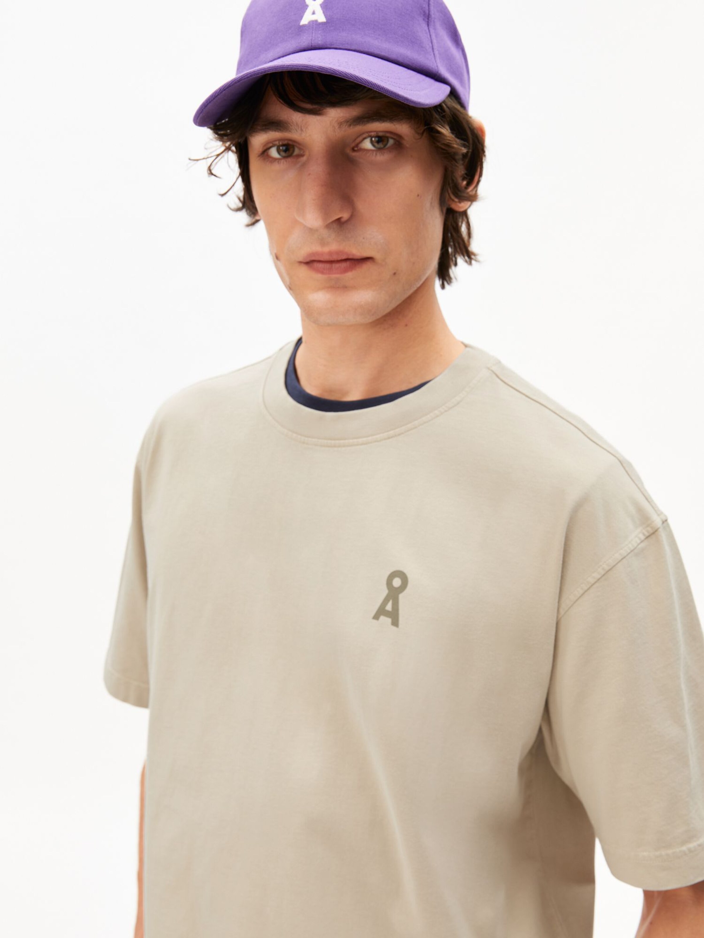 ARMEDANGELS T-Shirt in Beige: Vorderseite